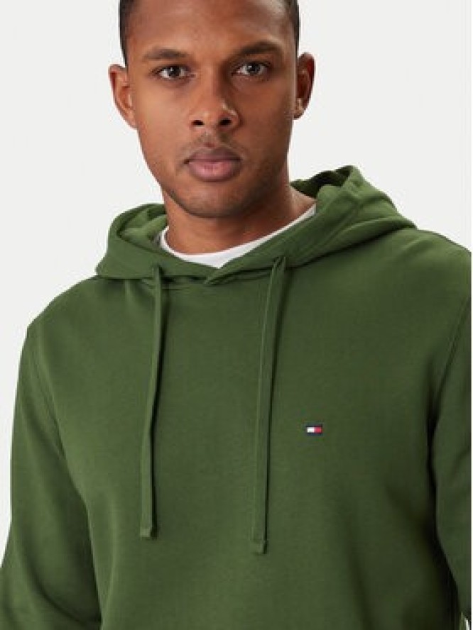 Tommy Hilfiger Bluza Essential MW0MW37235 Zielony Regular Fit