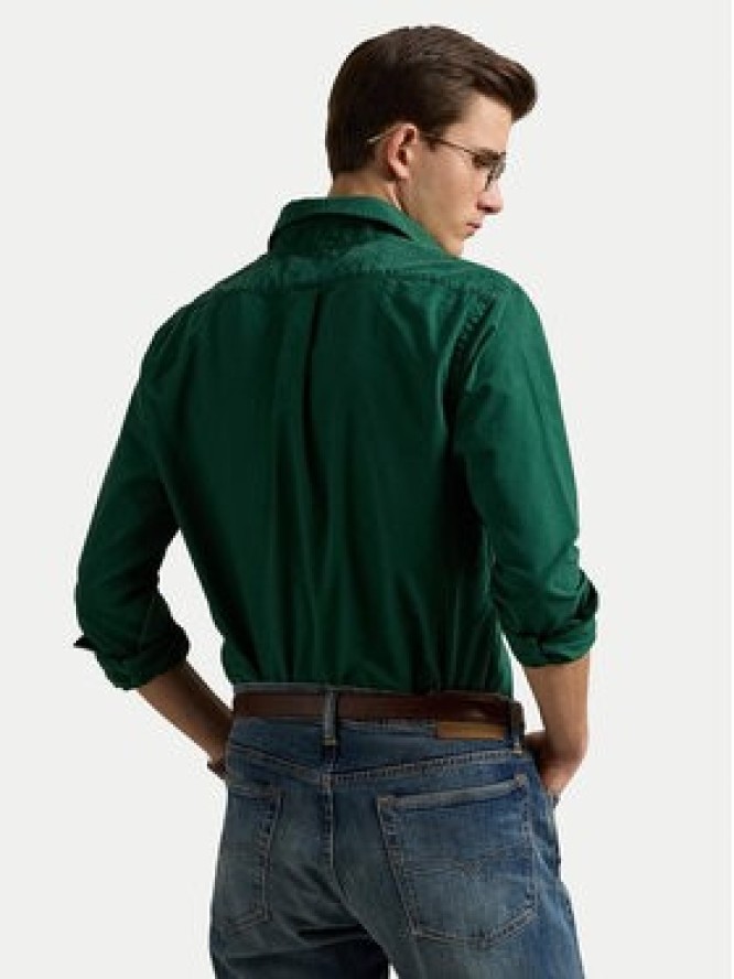 Polo Ralph Lauren Koszula 710804257063 Zielony Slim Fit
