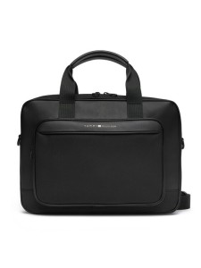 Tommy Hilfiger Torba na laptopa Th Foundation Computer Bag AM0AM13626 Czarny