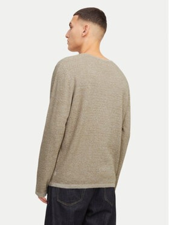 Jack & Jones Sweter George 12268279 Beżowy Regular Fit