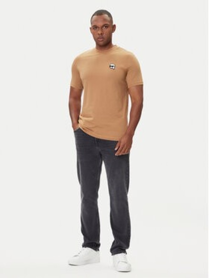 KARL LAGERFELD T-Shirt 755710 554224 Beżowy Regular Fit