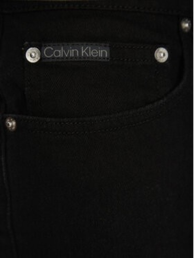 Calvin Klein Jeans Szorty jeansowe J30J327195 Czarny Regular Fit