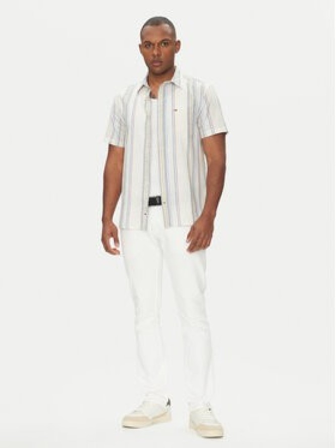 Tommy Jeans Koszula DM0DM21302 Beżowy Regular Fit