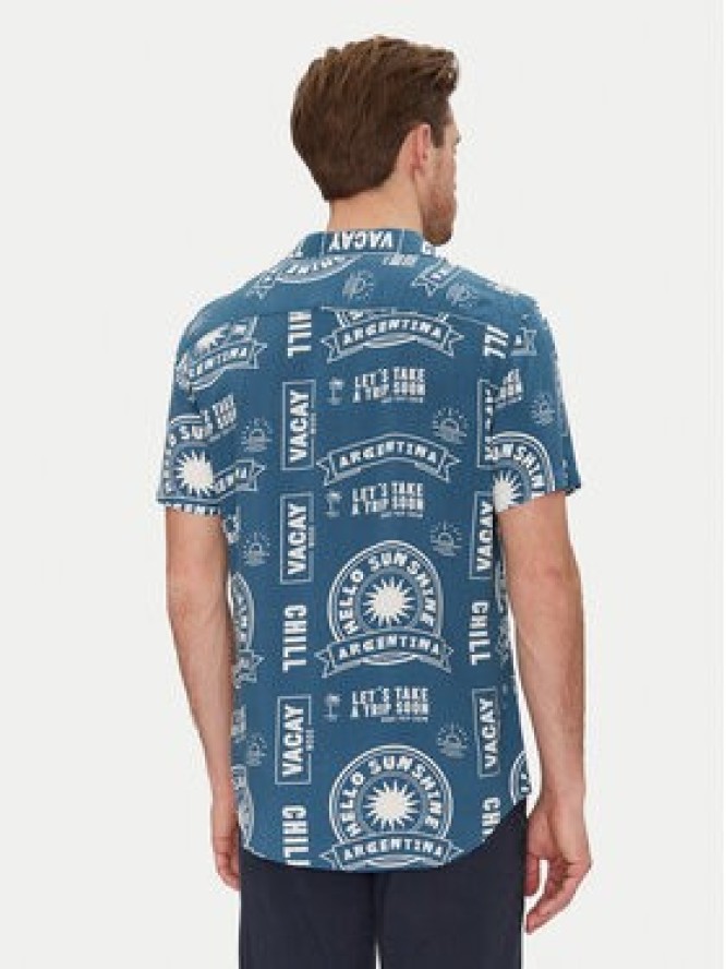 Blend Koszula 20718228 Niebieski Regular Fit