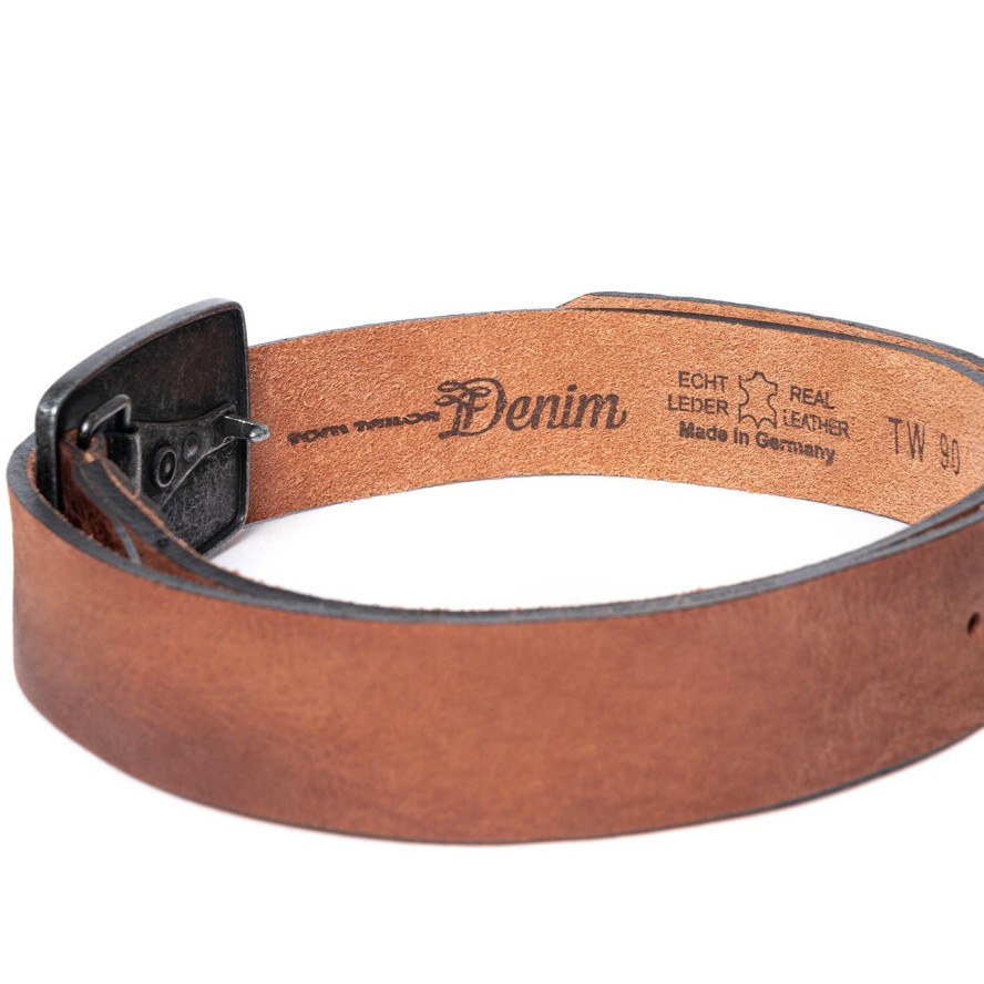 TOM TAILOR PASEK SKÓRZANY TM0173R13 40mm Gürtel Q.2081 0660