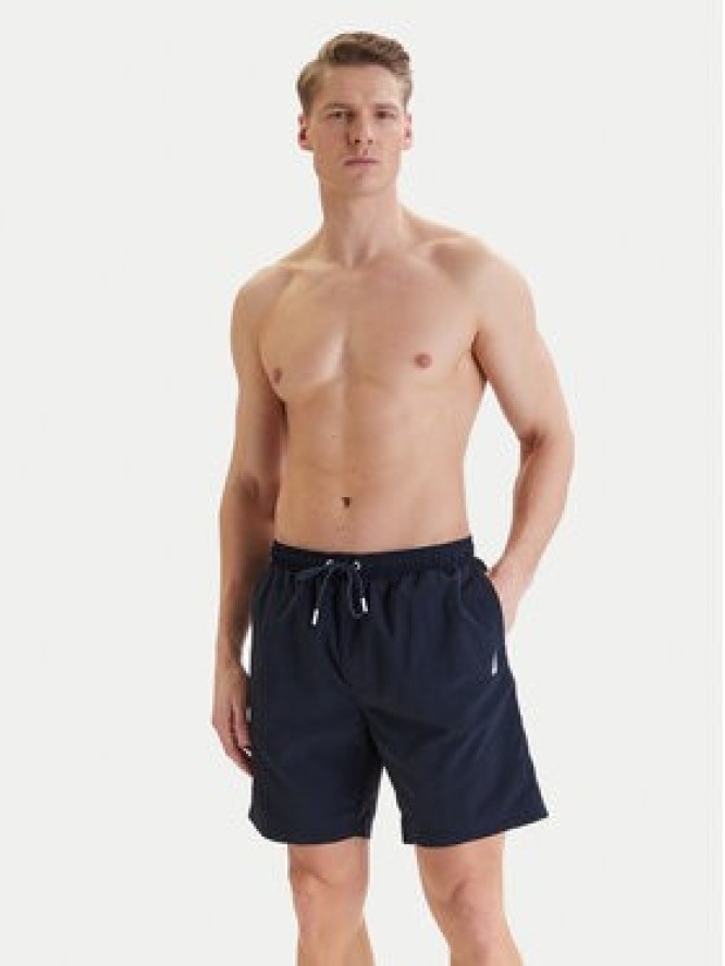 Nautica Szorty kąpielowe Salvardo NCC04502 Granatowy Regular Fit