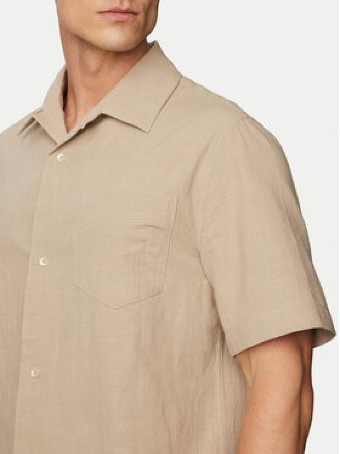 Ysabel Mora Koszula 90538 Beżowy ciemny Regular Fit