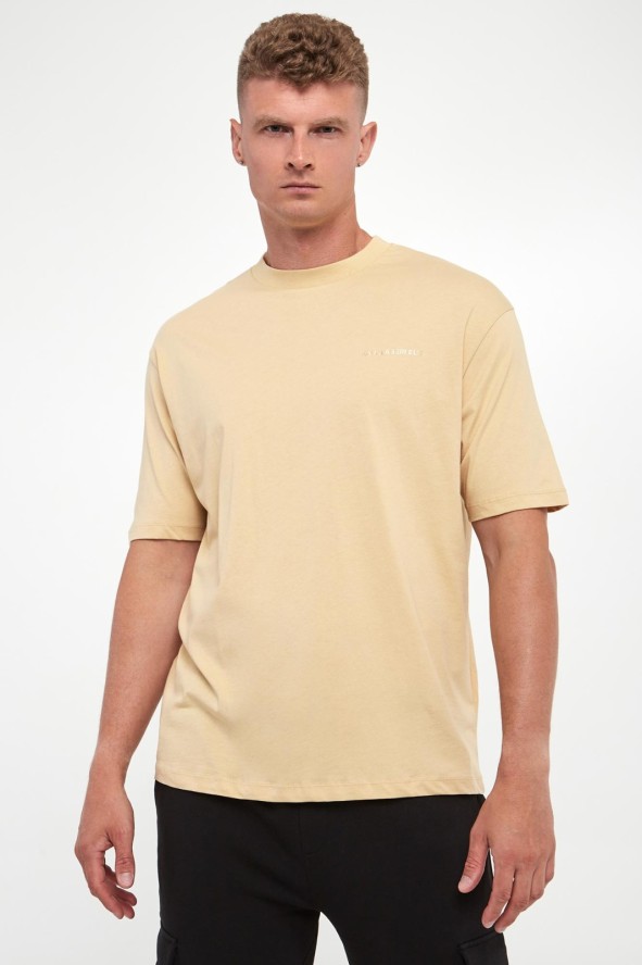 T-shirt męski z logo KARL LAGERFELD