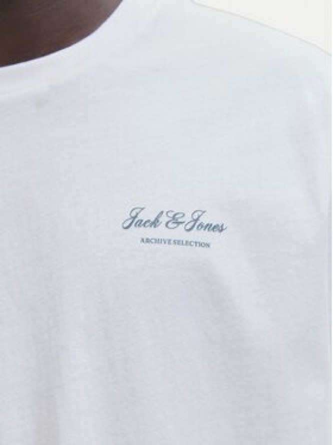 Jack & Jones T-Shirt Earchive 12287990 Biały Regular Fit