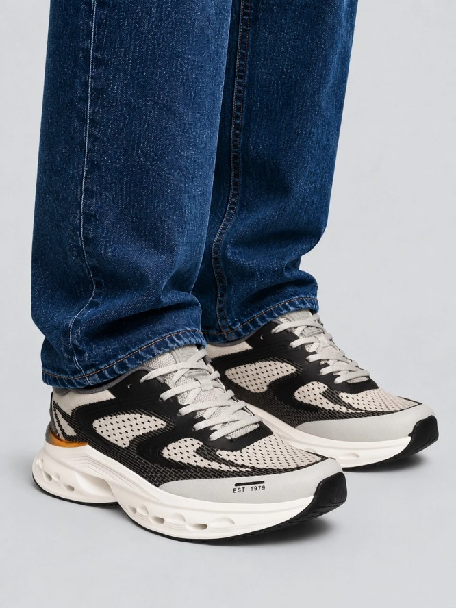 sneakersy męskie szare rr174023 902