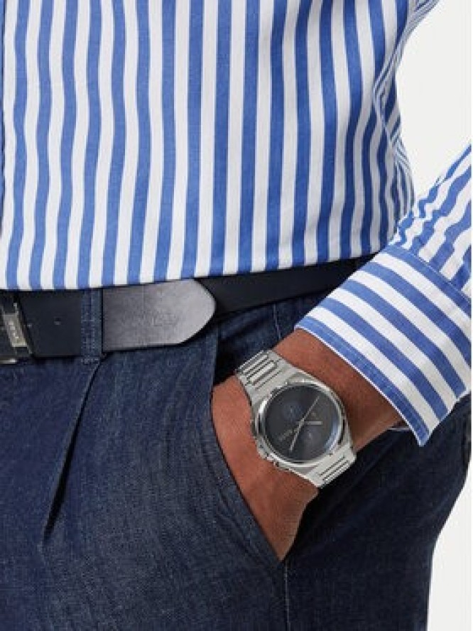 Boss Zegarek Steer 1514048 Srebrny