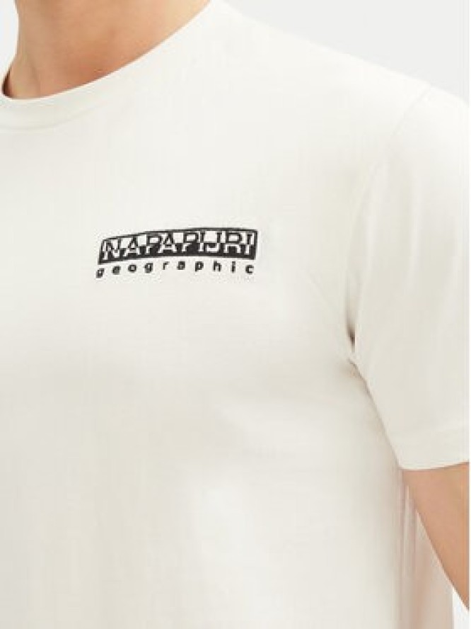 Napapijri T-Shirt S-Vignoni Back SS NP0A4ILXN1A1 Biały Regular Fit