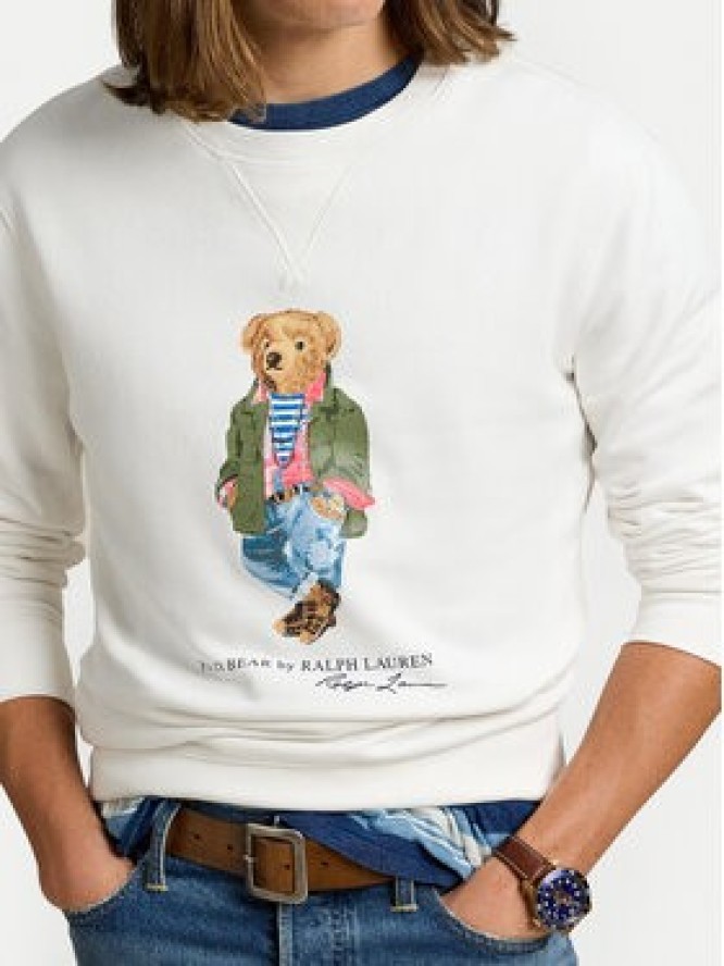 Polo Ralph Lauren Bluza 710953718004 Biały Regular Fit