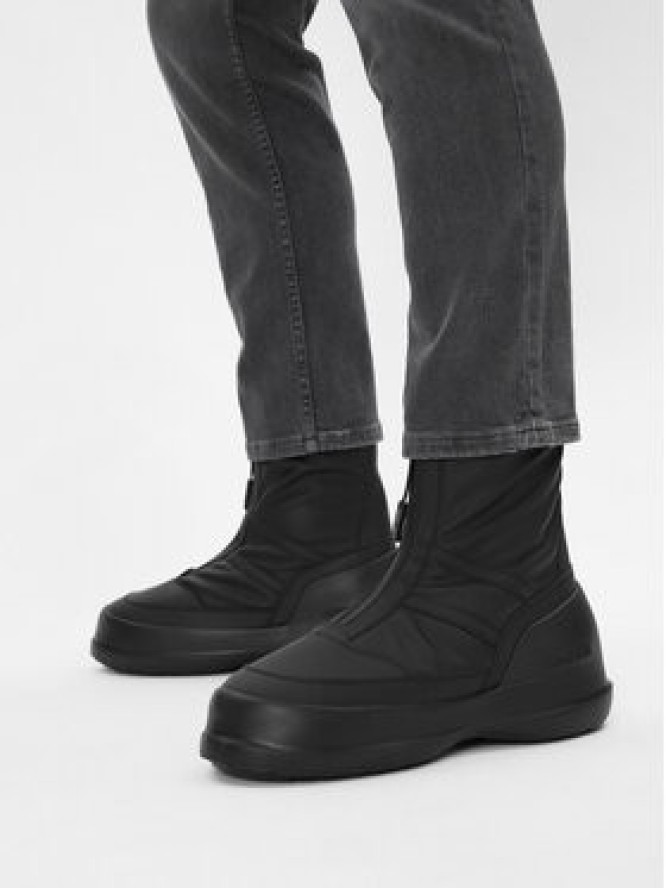 Moon Boot Śniegowce Luna Zip Boot 80D2480010 Czarny