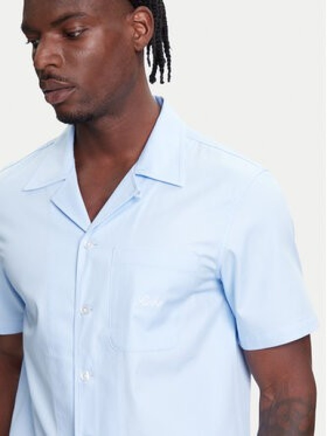 Robe di Kappa Koszula Robe Giovani Aousja 631372W Błękitny Regular Fit