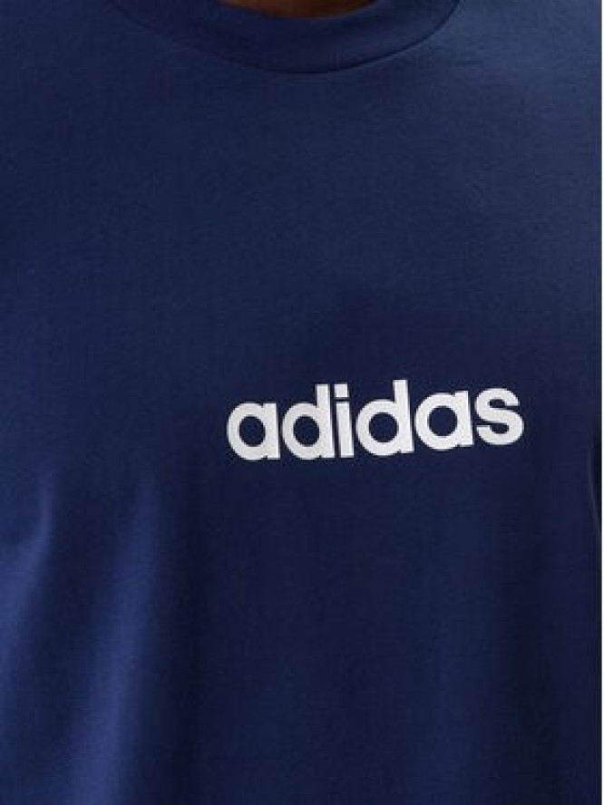 adidas T-Shirt Essentials Linear JE8999 Granatowy Regular Fit