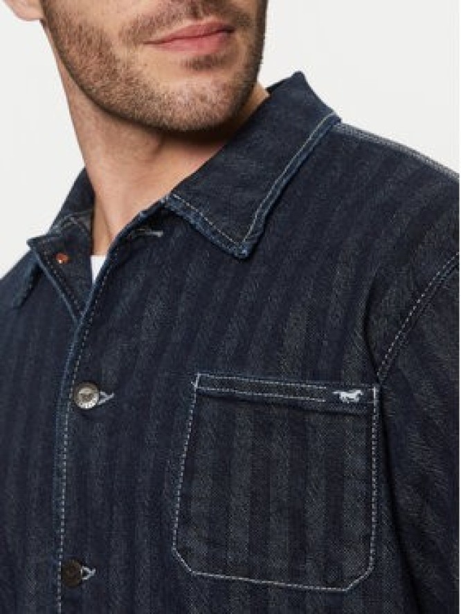 Mustang Kurtka jeansowa Monowi 1015900 Granatowy Boxy Fit