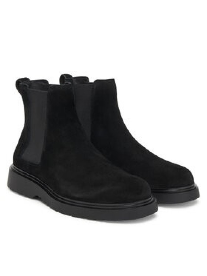 Calvin Klein Sztyblety Combat Ess Chelsea Boot Su YM0YM01372 Czarny