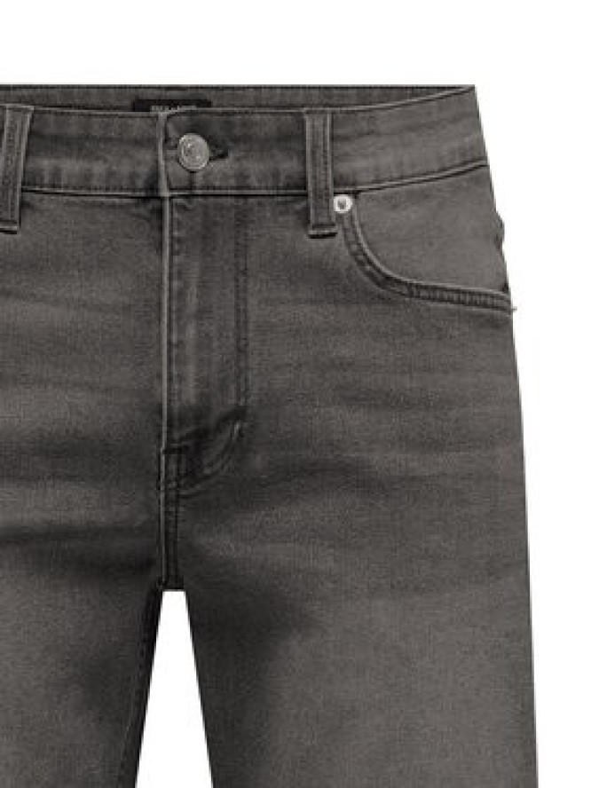 Only & Sons Szorty jeansowe Weft 22034527 Szary Regular Fit