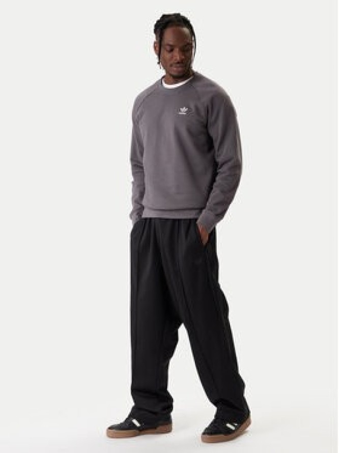 adidas Bluza Trefoil Essentials JW3598 Szary Regular Fit