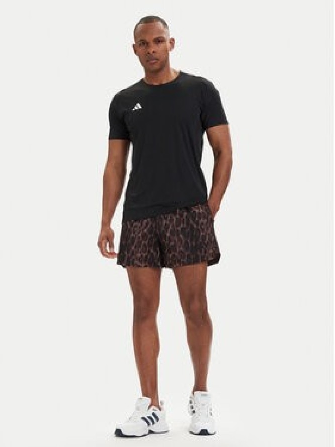 adidas Szorty sportowe D4T Power KF0954 Brązowy Regular Fit