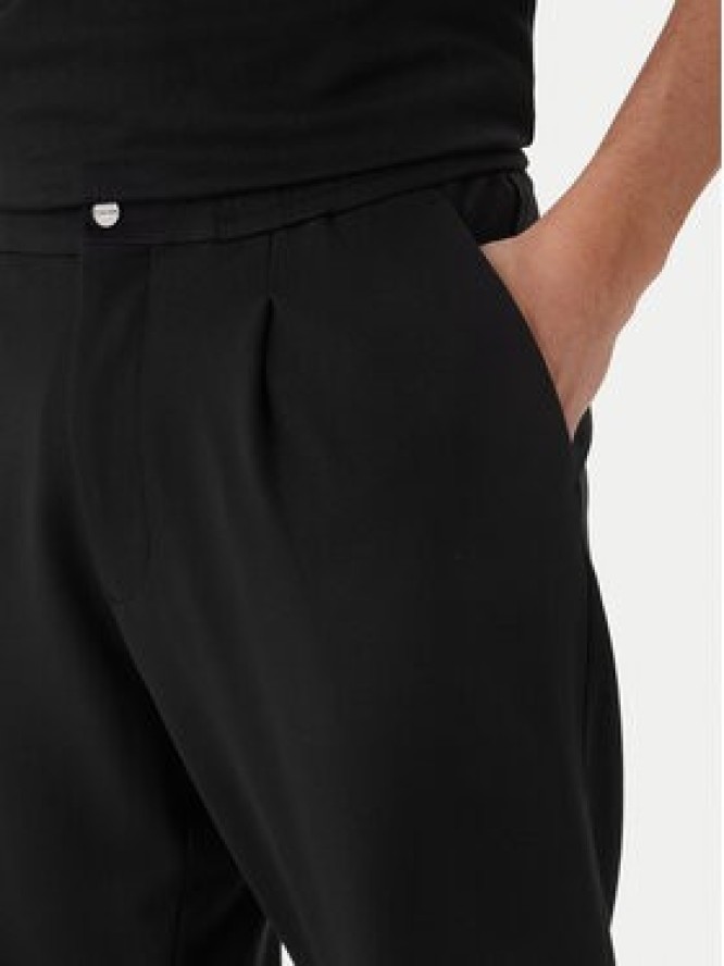 Calvin Klein Spodnie materiałowe LV04LF607G Czarny Tapered Fit