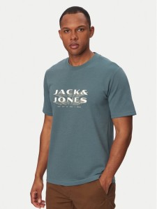 Jack & Jones T-Shirt Fusion 12289880 Zielony Regular Fit
