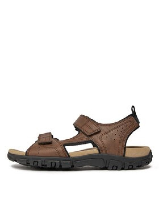 Geox Sandały Uomo Sandal Strada U4524B 000ME C6006 Brązowy