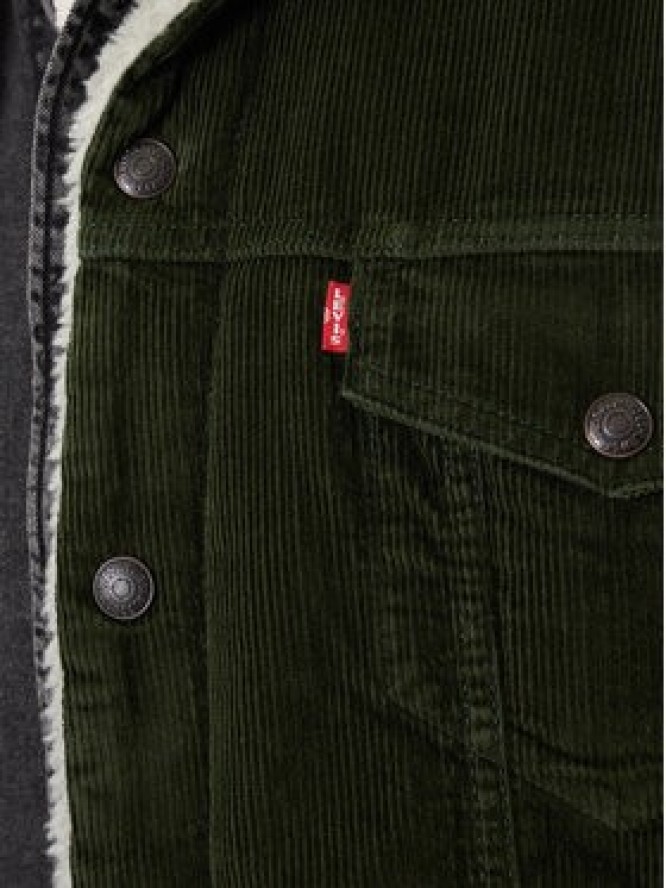 Levi's® Kurtka jeansowa Trucker A5784-0027 Zielony Relaxed Fit