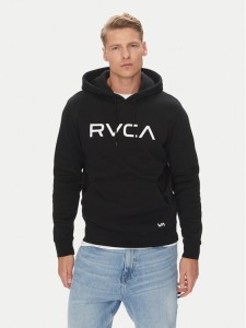 RVCA Bluza AVYSF00223 Czarny Regular Fit