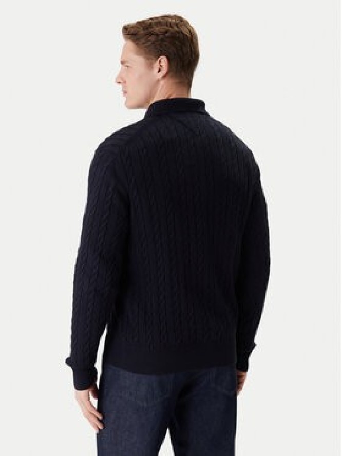 Tommy Hilfiger Sweter Classic MW0MW41955 Granatowy Regular Fit