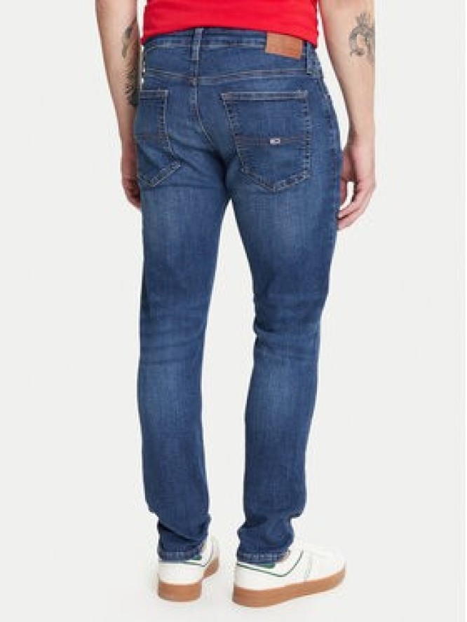 Tommy Jeans Jeansy Austin DM0DM21891 Granatowy Slim Fit