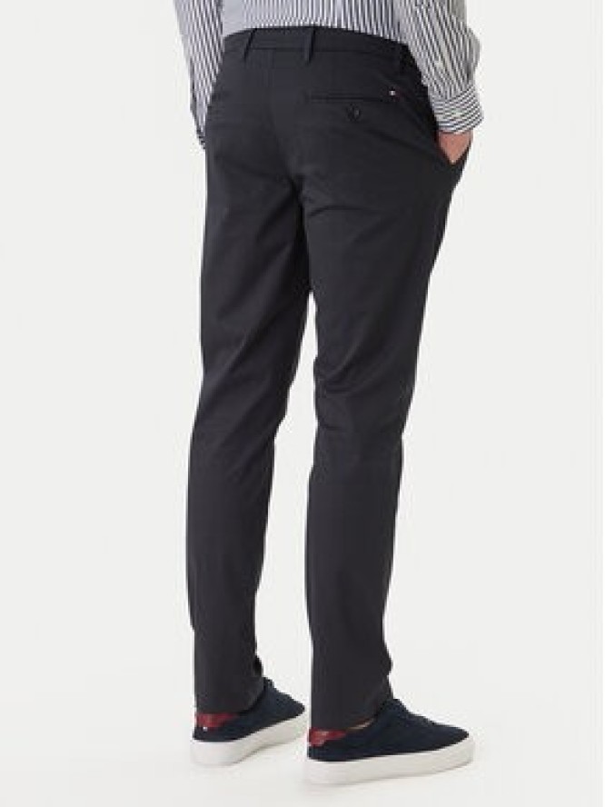 Tommy Hilfiger Spodnie materiałowe Denton MW0MW41923 Granatowy Straight Fit
