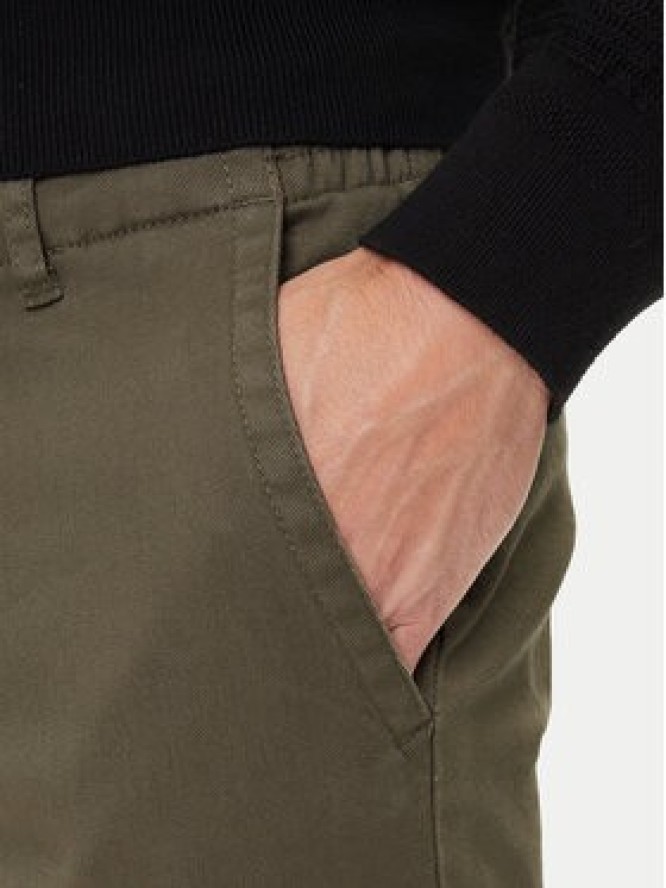 BOSS Chinosy Sanderson-L-2 50542986 Zielony Regular Fit