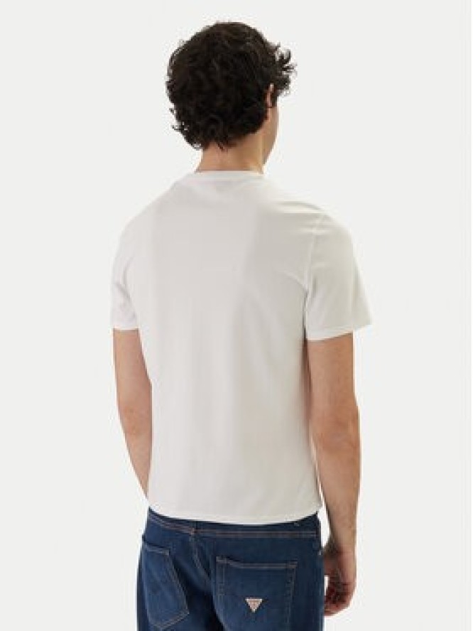Guess T-Shirt F6GI00 J1314 Biały Slim Fit