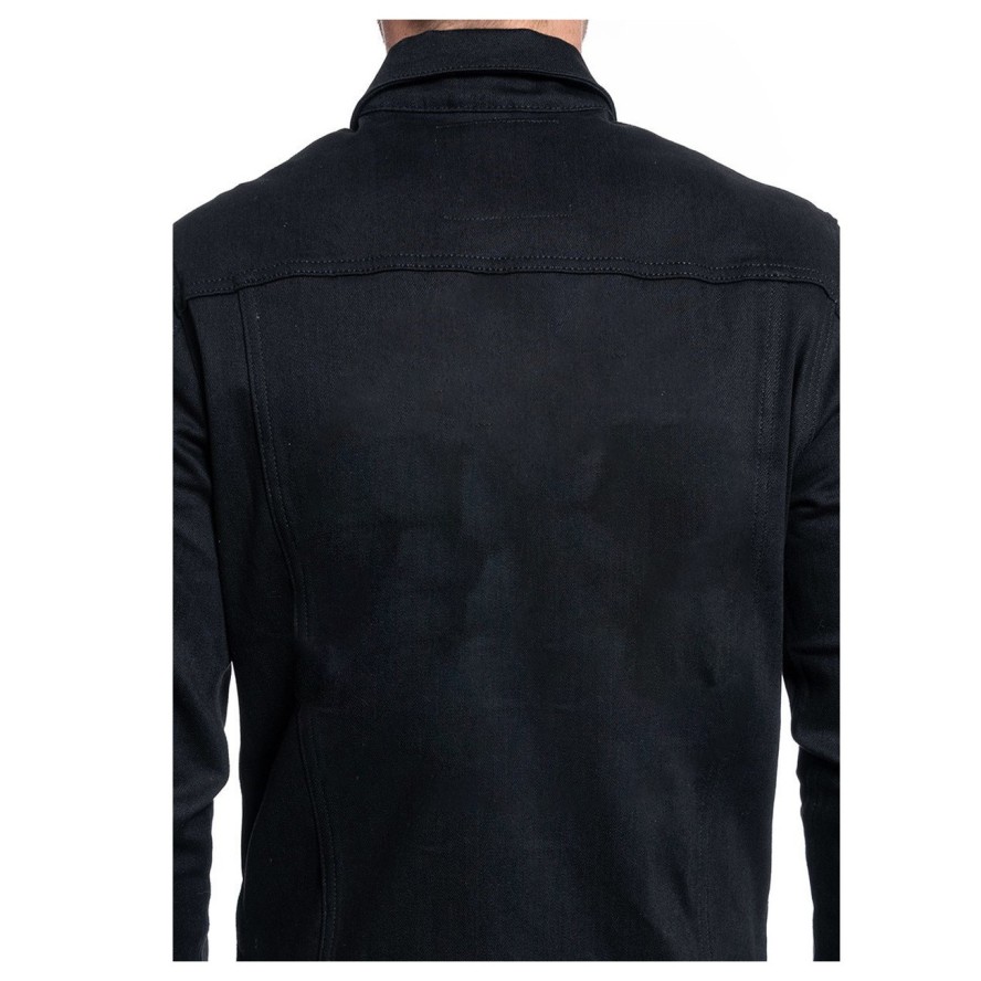 JACK & JONES JJIROYAL OVERSHIRT R211 BLACK DENIM 12155119