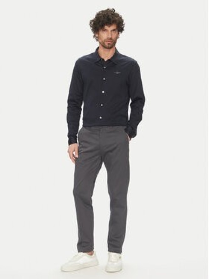 Aeronautica Militare Koszula 251CA1279J683 Granatowy Regular Fit