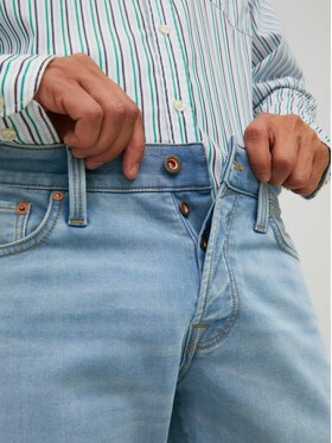 Jack & Jones Jeansy Glenn 12224131 Niebieski Slim Fit