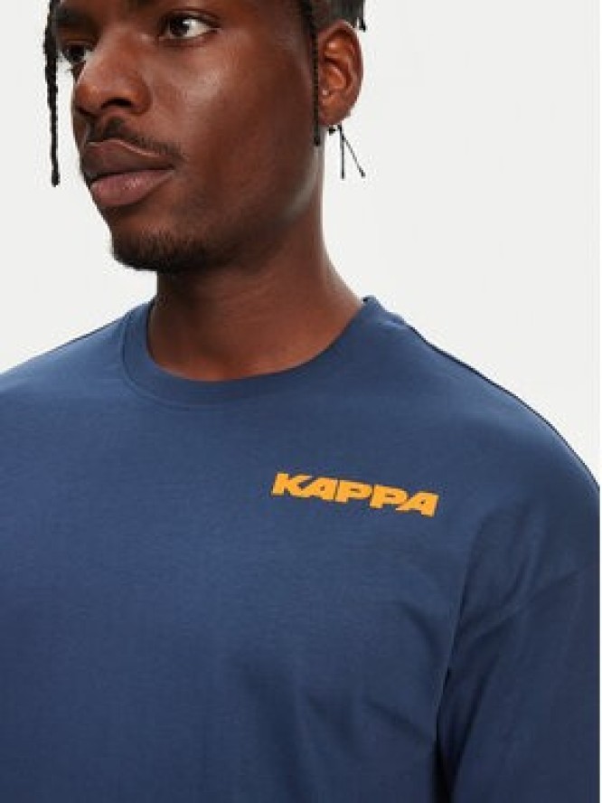 Kappa T-Shirt Nyle 351S5GW Niebieski Regular Fit