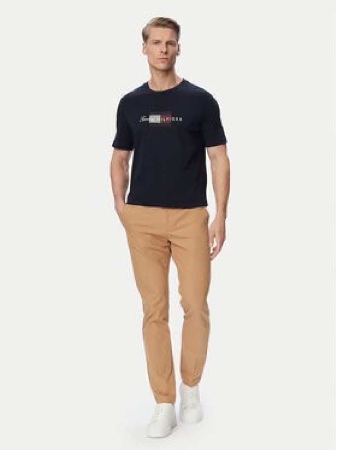 Tommy Hilfiger T-Shirt MW0MW43226 Granatowy Regular Fit
