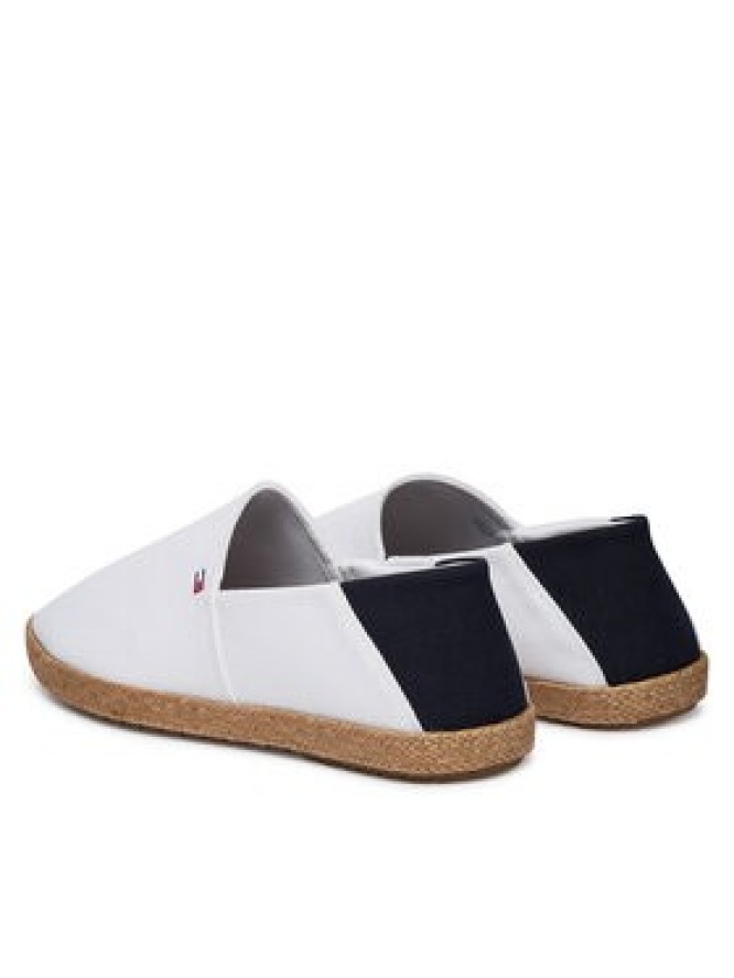 Tommy Hilfiger Espadryle Core Hilfiger Espadrille Textile FM0FM05792 Biały