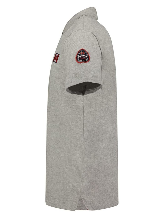 Canadian Peak Koszulka polo "Kancreak" w kolorze szarym rozmiar: S