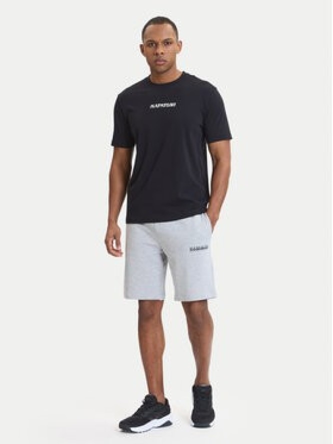 Napapijri T-Shirt S-Flint NP0A4FZZ Czarny Regular Fit