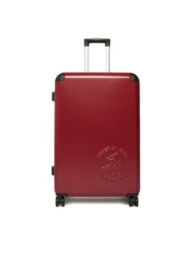 Beverly Hills Polo Club Walizka duża CEO-BHPC-L-010-09-RED Czerwony