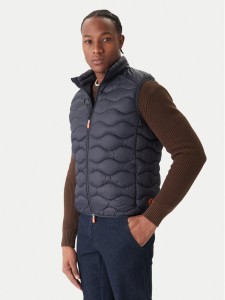 Save The Duck Kamizelka D82187M GIGA21 Granatowy Regular Fit