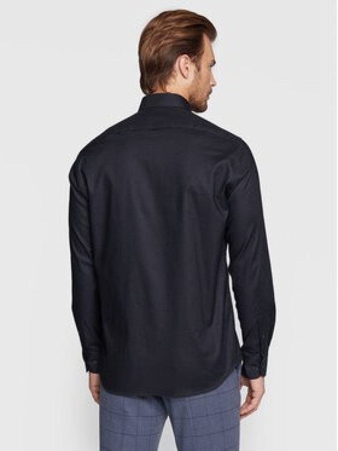 Tommy Hilfiger Koszula Flex MW0MW29969 Granatowy Regular Fit