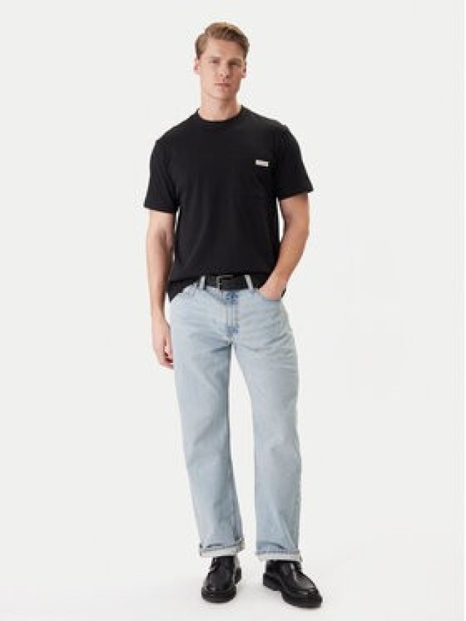 Calvin Klein Jeans T-Shirt LV04RF280G Czarny Regular Fit