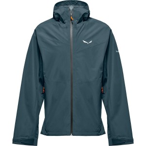 SALEWA Kurtka męska PUEZ AQUA 4 PTX 2.5L M JACKET pond blue/0910-M