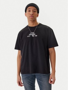 G-Star Raw T-Shirt Multi Technique D29296-E385 Czarny Relaxed Fit