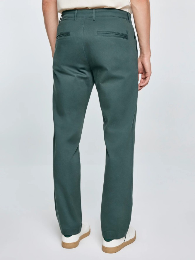 Spodnie męskie chinosy zielone Trevor 304